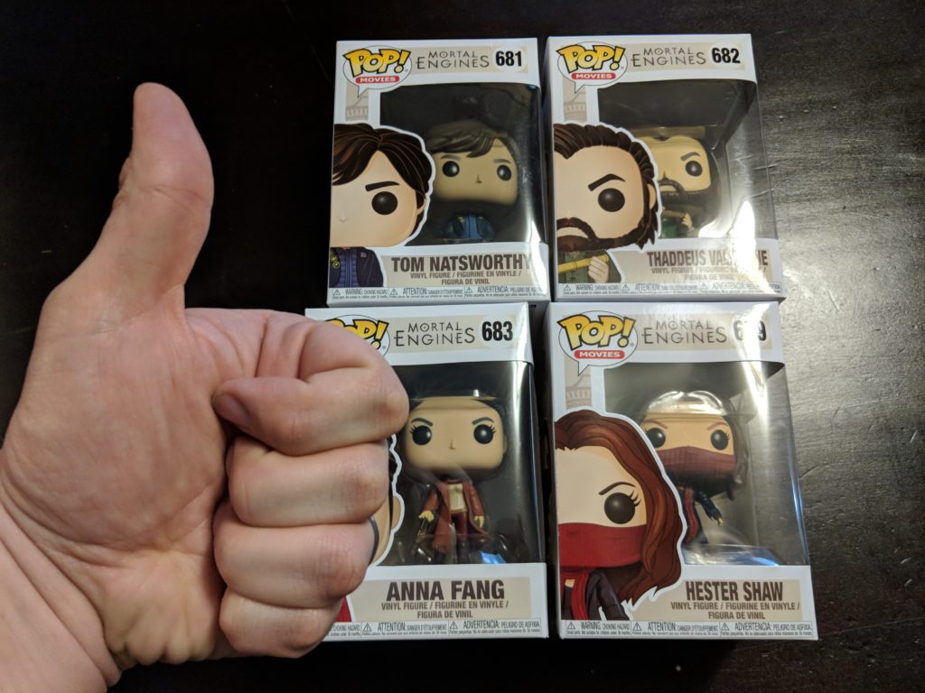 My Mortal Engines Funko Pop figures